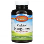 Заказать Carlson Labs Chelated Manganese 20 мг 250 таб