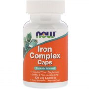 Заказать NOW Iron Complex 100 вег капс N