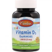 Заказать Carlson Labs Kids Vitamin D 60 Gummies