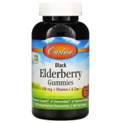 Заказать Carlson Labs Black Elderberry Gummies 120 жев таб