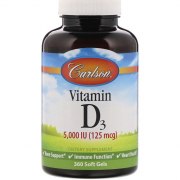 Заказать Carlson Labs Vitamin D3 5000 IU 360 капс